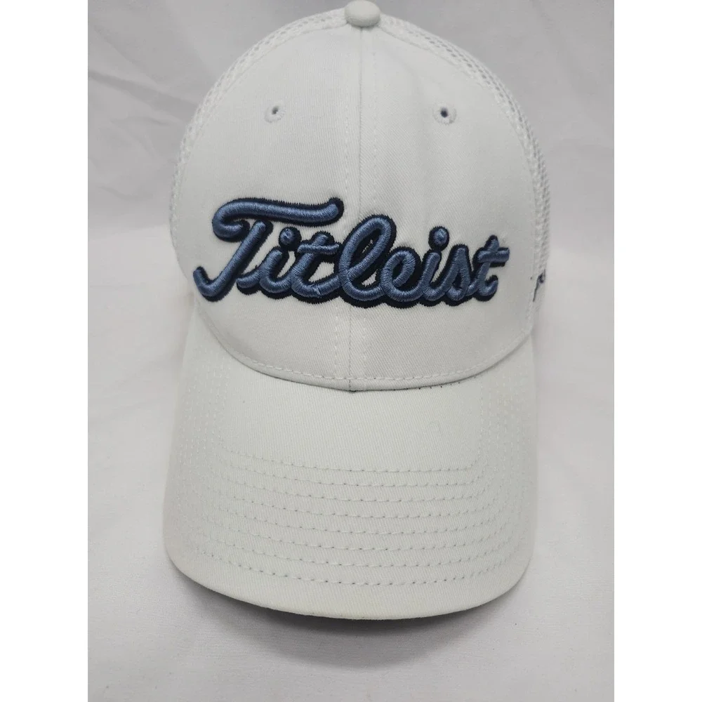 FootJoy Titleist ProV 1 Blue Lettering Mesh Golf Hat